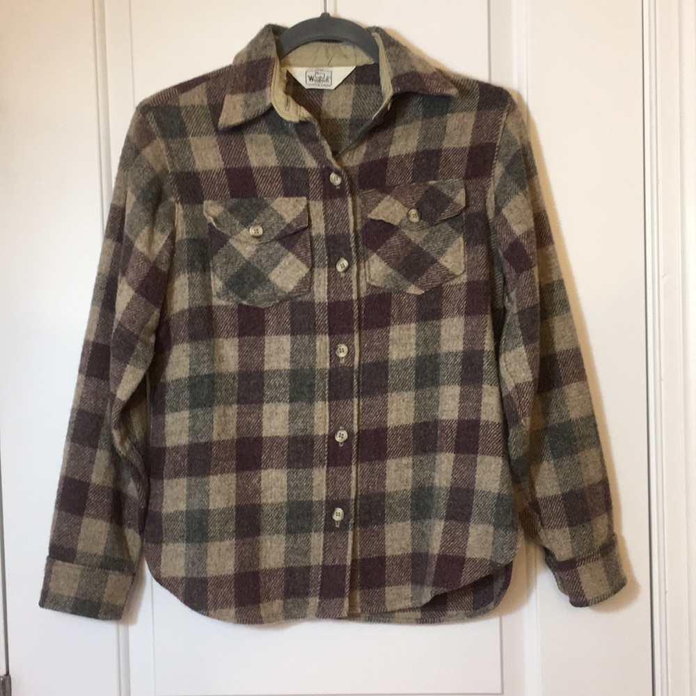Vintage Wool Plaid shirt